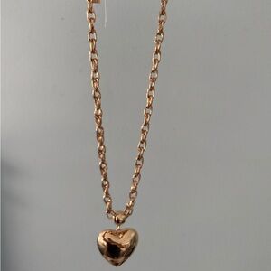Park Lane Gold Minnie Heart Pendant Link Necklace